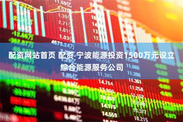 配资网站首页 配资 宁波能源投资1500万元设立综合能源服务公司